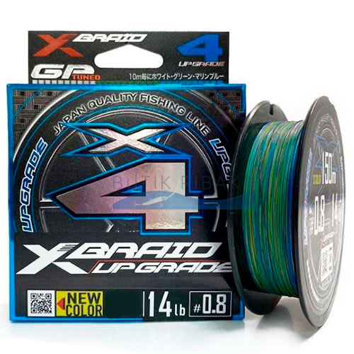 Плетеный шнур YGK X-Braid Upgrade X4 3Color 120m #0.6