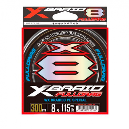 YGK X-Braid Full Drag X8 300m NEW