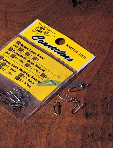 Застежки Smith Corss Lock Snap #4 - 63кг (4шт)