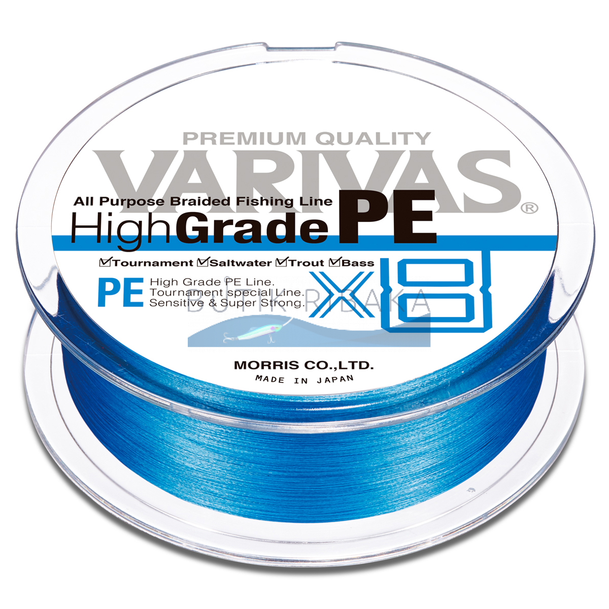 Плетеный шнур Varivas High Grade PE X8 150m #0.6