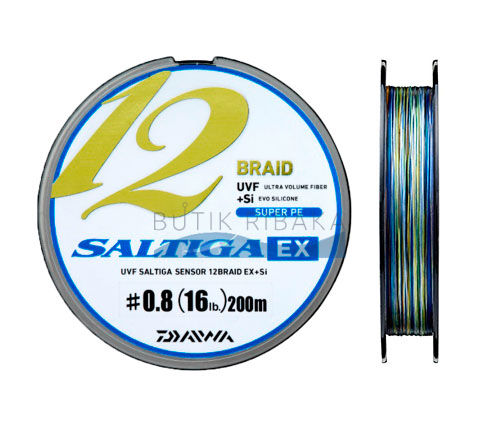 Плетеный шнур Daiwa Saltiga EX 12 Braid 200m #1