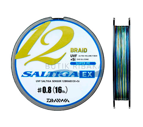 Плетеный шнур Daiwa Saltiga EX 12 Braid 300m #6