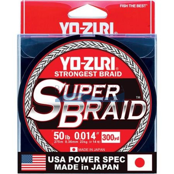 Плетеный шнур Yo-Zuri Super Braid #1.5 (0,19мм - 7кг)