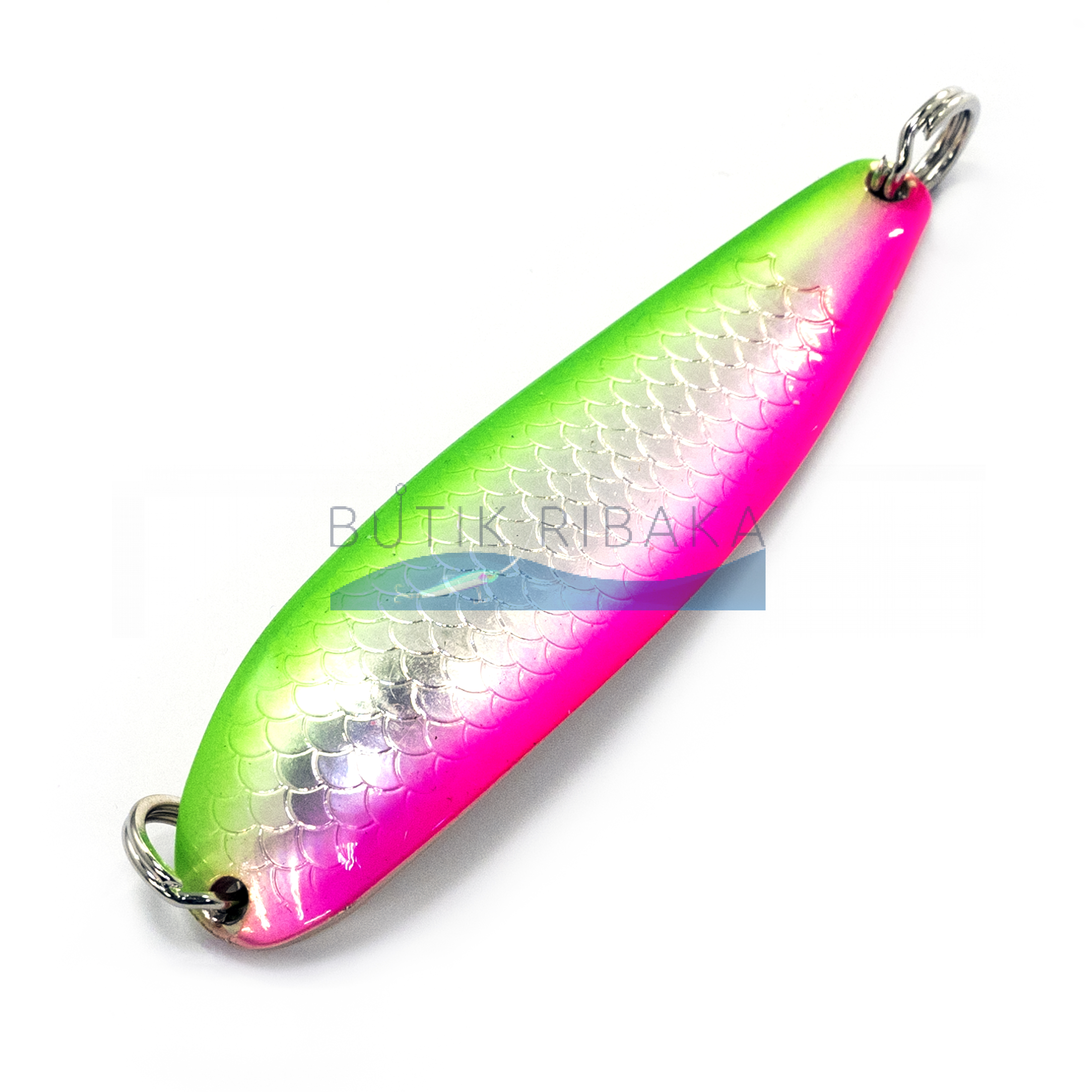 Блесна Emiko Fish Salmon Silver King 45гр (Green Silver Pink)