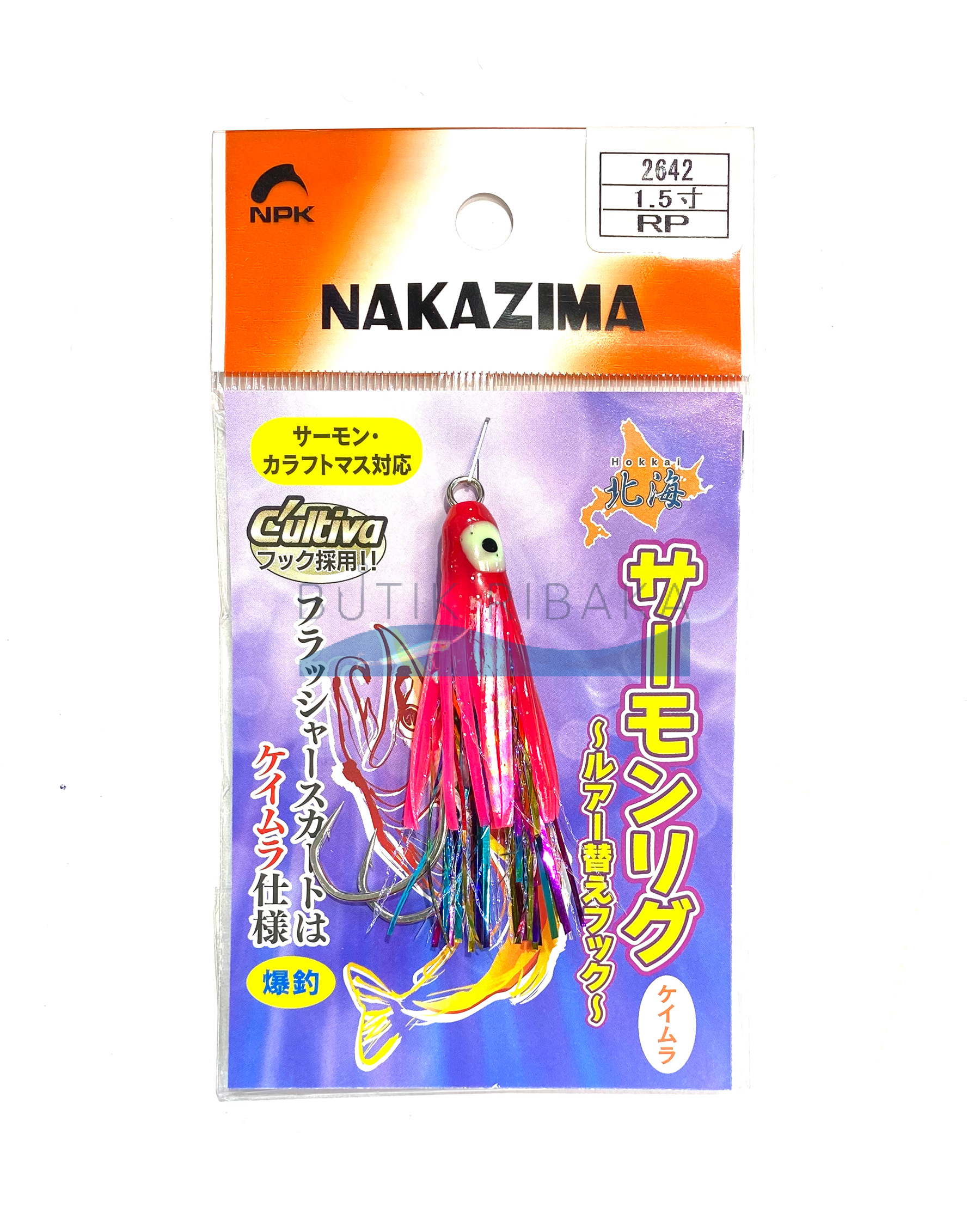 Крючки для блесен Assist Hook с октопусом Nakazima 1.5RP