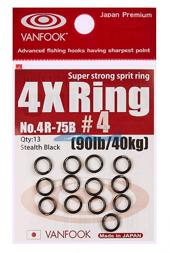 Заводные кольца Vanfook 4X Ring #2 (27кг)