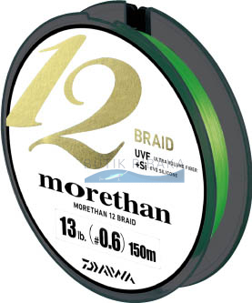 Плетеный шнур Daiwa Morethan 12 Braid #0.6