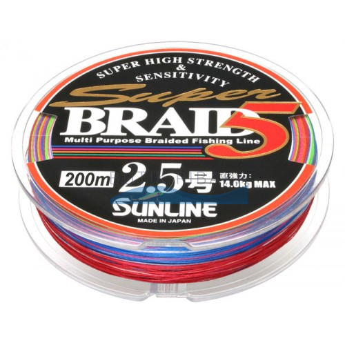 Плетеный шнур Sunline Super Braid 5 #2 200m