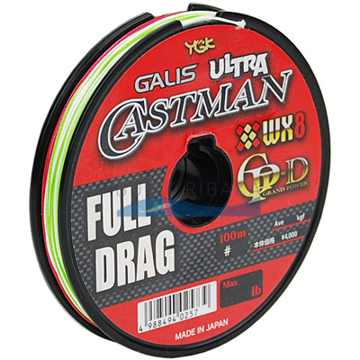 ШНУР YGK GALIS ULTRA CASTMAN FULL DRAG WX8 GP-D #10