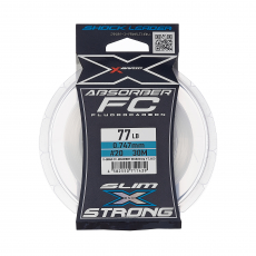 Леска флюорокарбоновая YGK X-Braid Absorber FC 0.747мм, 77Lb (30м)