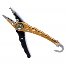 Пассатижи для заводных колец Jigging Master Elite Fishing Large Plier Integrated Hand Gaff (Col.: Black/Gold)