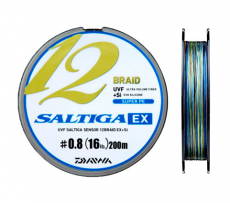 Плетеный шнур Daiwa Saltiga EX 12 Braid 200m #0.8