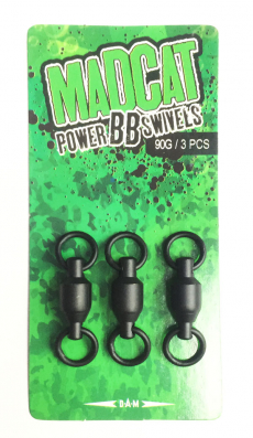 Вертлюги с подшипником Madcat Power BB Swivels (90 кг)