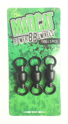 Вертлюги с подшипником Madcat Power BB Swivels (110 кг)