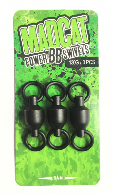 Вертлюги с подшипником Madcat Power BB Swivels (130 кг)