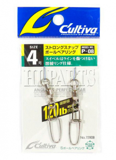 Вертлюги с карабином Owner Cultiva P-08 №3 (45 кг)