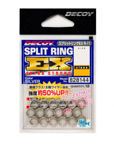 Заводные кольца Decoy Split Ring EX 1+ (30Lb - 13,5 кг)