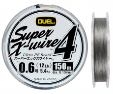 Плетеный шнур Duel Super X-Wire 4 150m #0.6