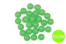 Бусина Higashi B8 8мм 25шт Светонакопительные (Green)