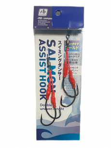 Крючки Assist Hook Hayabusa Salmon Assist 3/0 с вертлюгом (9134)