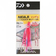 Крючок Assist Hook с октопусом Daiwa Akiaji Crusader S2.0 (Pink)