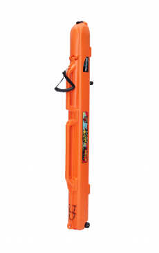 Тубус рыболовный жесткий COTUBUS ROD&ROLL SMALL раздвижной, на колесах (оранжевый)