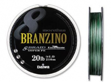 Плетеная леска Daiwa Morethan BRANZINO 8 Braid+Si/#0.8(16lb)-210м