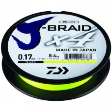 Плетеный шнур Daiwa J-Braid X4 0.17mm 270m