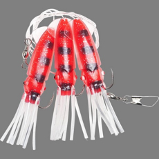 ОСНАСТКА МОРСКАЯ FLADEN WINGED OCTOPUS RIG (RED BLACK)