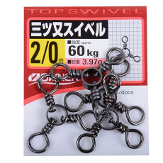 ВЕРТЛЮЖКИ ТРОЙНЫЕ OWNER TOP SWIVEL №2/0