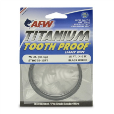 ПОВОДКОВЫЙ МАТЕРИАЛ AFW TITANIUM TOOTH PROOF 75LB