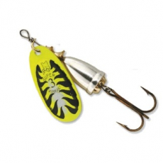 Блесна вращающаяся Blue Fox Vibrax Fluorescent BFF4 (YT)